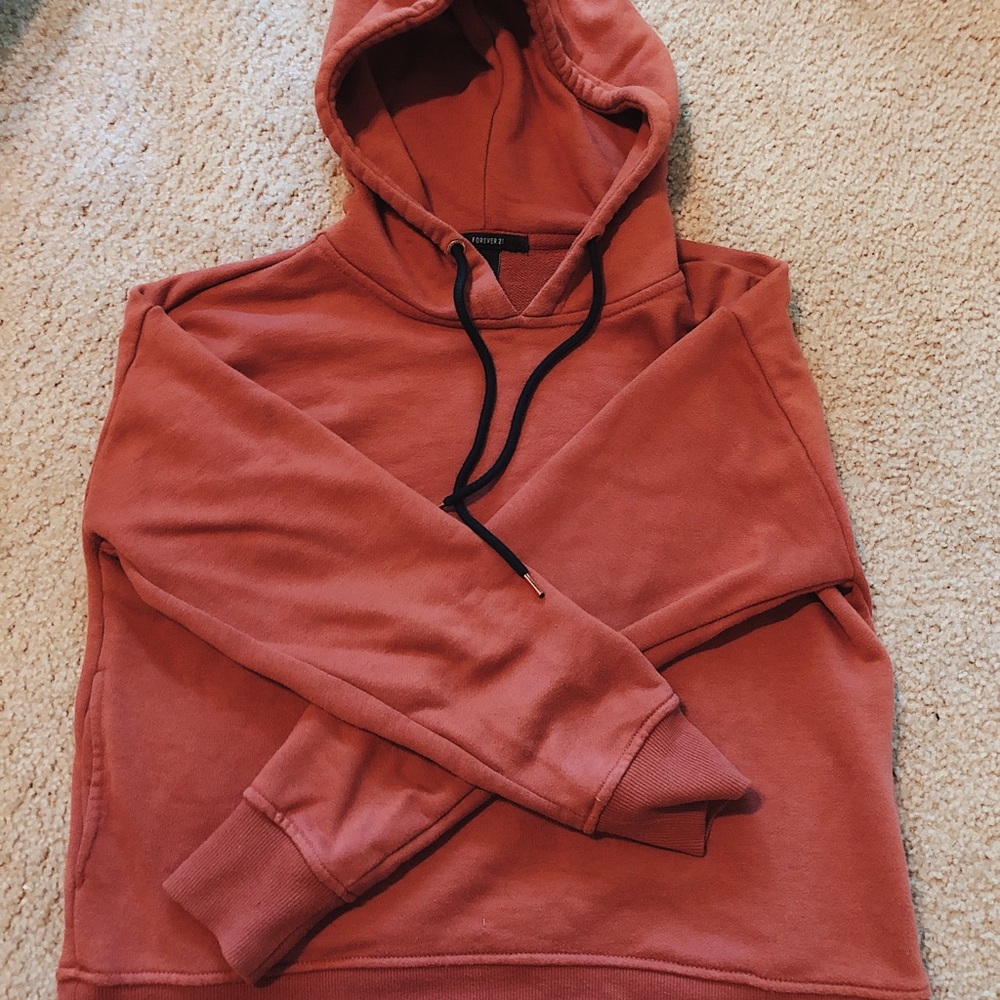 Forever 21 | Orange Hoodie w a Back Pocket